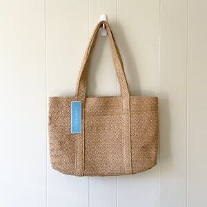NWT Draper James Everyday Straw Handbag